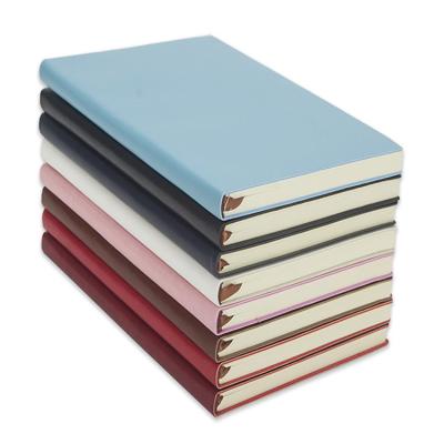 China Promotion/School/Office Customized Soft Cover Vintage PU Leather Diary Full Color School Notebook for sale