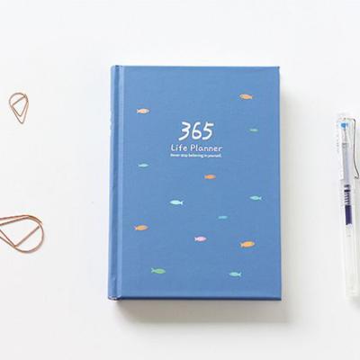 China Promotion\Business\School\Office\Meeting Customized Logo Paper Diary, Full Color Printing Cover Notebook, One Color Printing Inside Student Notebook for sale