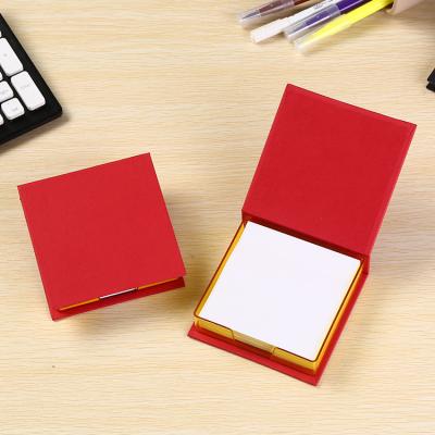 China Self Adhesive Memo Pad Notepad In Box Printing Cover With Notes Custom OEM Customized Customized Logo Item for sale