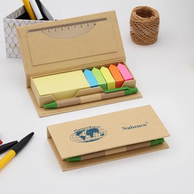 China Self Adhesive Writing Memo Pad Colorful Memo Pad Customized Style Packaging Box Novelty Design Sticky Notes With Pen for sale