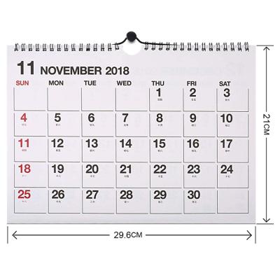 China Promotion/school/office factory direct sale low price table calendar 2019 customized design calendar new for sale