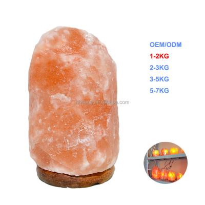 China China 1-2kg Himalayan Salt Lamp / Hand Carved Pink Salt Lamp for sale