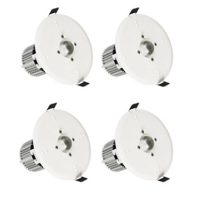 China Extrusion Aluminum Alloy (AL6063) 15w 18w 24w Cob Led Spring Rgbw 50mm Cut Down Bright Recessed Spot Spotlight Ceiling Downlight for sale