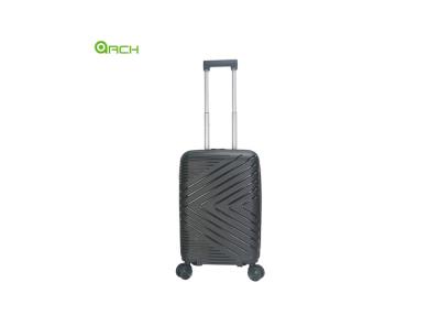 China Factory Price PP Travel Trolley Luggage with Double Spinner Wheels for sale