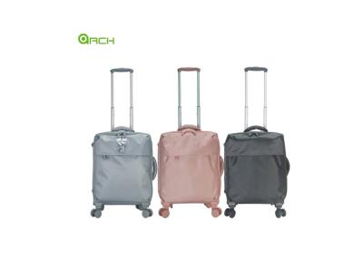 China Nylon Cabin trolley Lightweight Luggage Bag with one front big pocket For Short Trip for sale