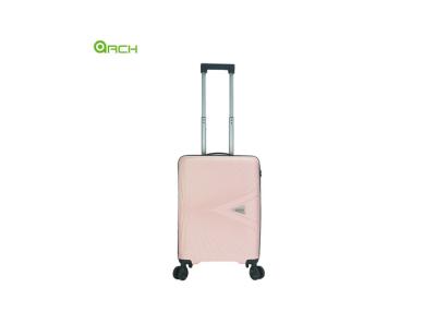 China Wholesale PP Hard Sided Travel Trolley Luggage with Double Spinner Wheels for sale