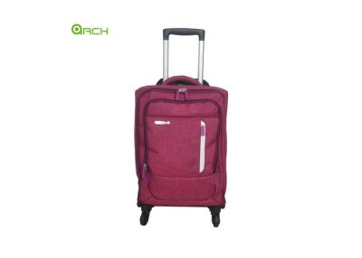 Chine Polyester Carry On Spinner Luggage de deux Front Pockets Snowflake à vendre