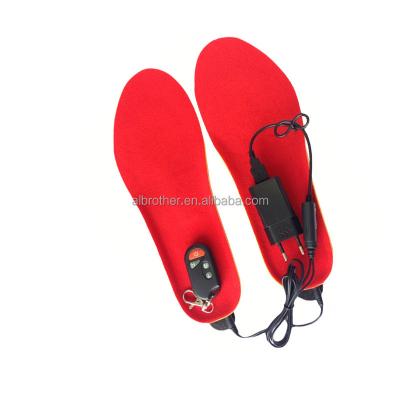 China New Electric Thermal Rechargeable Battery Powered Warm Feet (Heating Feet) Heated Insoles For Shoe for sale