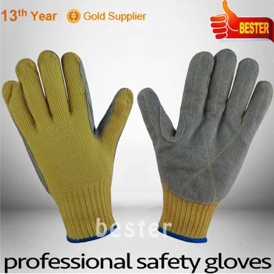 China With Cowsplit Palm Factory Chef Hot Selling Leather Gloves for sale