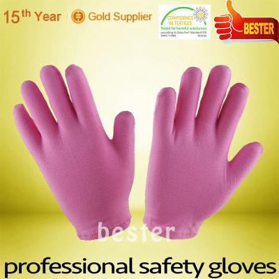 China Wuxi Bester Breathable Beauty Gloves Pure Cotton Hand Gloves for sale