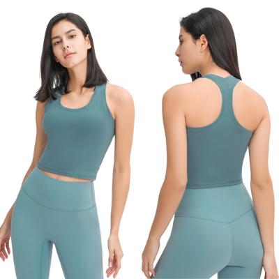 China Sweat-Wicking Factory Price Ladies Sports Wear Plus Size Active Wear Sets Crop Top T-shirt Tank Top Women for sale