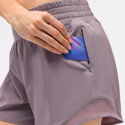 China High Quality Breathable Women's Active Wear Sets With Pockets Gym Wear Active Fitness Shorts Summer Shorts for sale