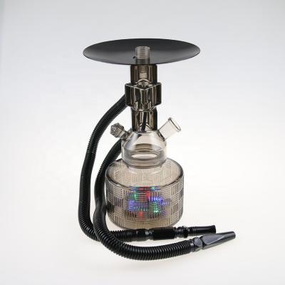 China Eco-friendly Mini 1 Hose Shisha Plastic Hookah for sale