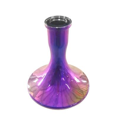 China Eco - Friendly Colorful Shisha Bottles Glass Hookah Accessories Chicha Vase for sale