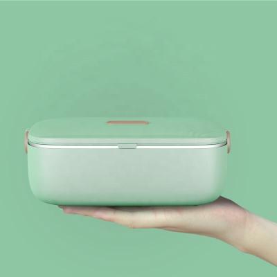 China Leak Proof New Design Magnetic Suction Lid 2022 Portable Waterproof Electric Heated Lunch Box for sale