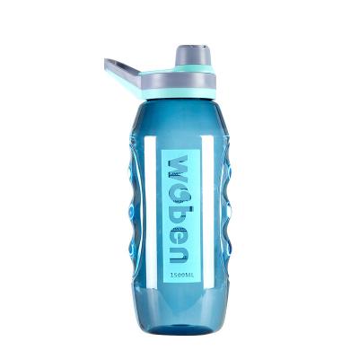 China 1000ml 1500ml Large Capacity Sustainable Plastic Customize Outdoor Sport Water Bottle for sale