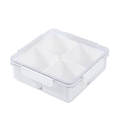 China Freshness Preservation Sealed Removable Fruit Snack Container Food Storage Fresh Preservation Box for sale