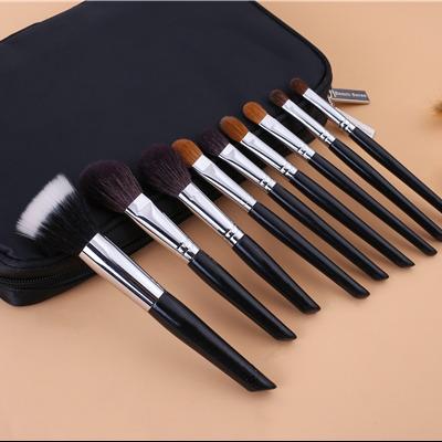 China 2019 Silky Soft Mink Hair Goat Hair Horse Hair Copper Olive High End Makeup Brushes 22pcs With Case for sale