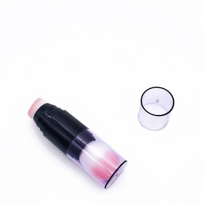 China Angular Blush Professional Pink Both Sides High End Synthetic Powder Brushes Double Head Makeup Brush In Stock for sale