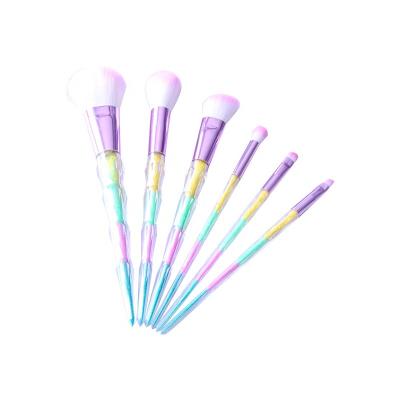 China Angular Blush Ice Cream Good Quality Color Makers Cute Makeup 6pcs Set Brush for sale