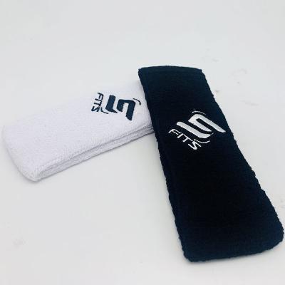 China Protect Wrist Logo Printed Sweatband Sports Man Custom Sweatband And Wristband for sale