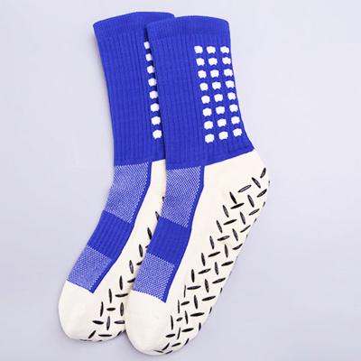 China Wholesale Non Slip Antibacterial Antibacterial Quick Dry Ankle Non Slip Adult Color Mens Football Sock for sale