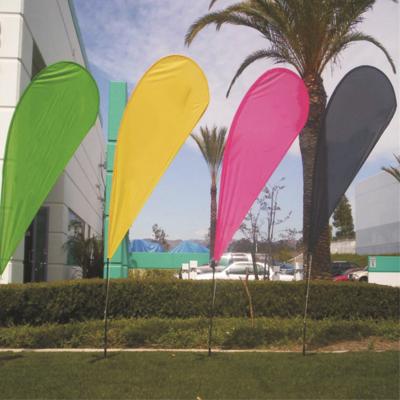 China FLYING Feather Banner Outdoor Beach Flying Cheap Printing Flag With Pole for sale