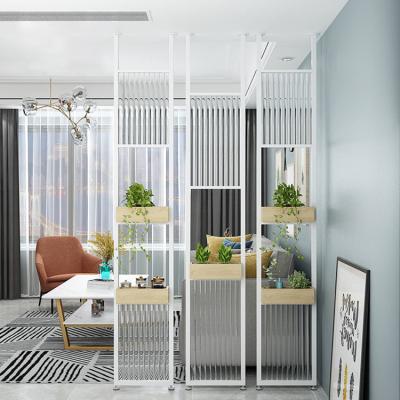 China Contemporary Sliding Room Divider Wall Divider Wall Partition Stainless Steel Metal Sliding Room Divider for sale