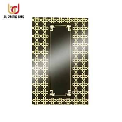 China Construction Elevator Lift Parts Gold Mirror Stainless Steel Metal Plate 304 Stainless Steel Sheets for sale