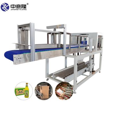 China Flexible Size Expands Box Case Automatic Paper Beverage Nantong Carton Adhesive Automatic Packing Machine for sale