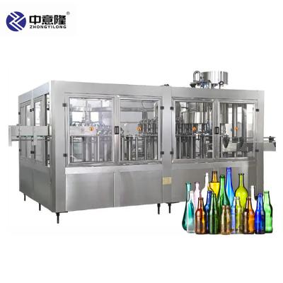 China Food Craft Small Semi Automatic Aluminum 500 Beer Water Glass Bottle Filling Machine for sale