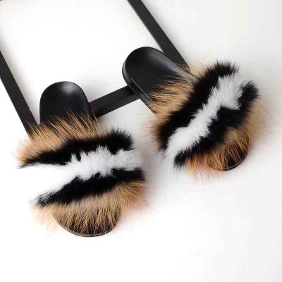 China Wholesale Fashion Trend Fur Slippers And Faux Stone Slippers Bag And Fur Set Fur Slippers With Heels for sale