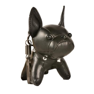 China Eco-friendly Pet Souvenir Bag Charms Luxury French Bulldog Leather Key Chain, Bulldog Dog Key Chain Item Name Dog Key Chain for sale