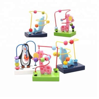 China 2021 new design environmental popular funny colorful smart wooden educational toy for kids for sale