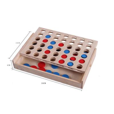 China Play 2021 wooden connect 4 games toys for sale