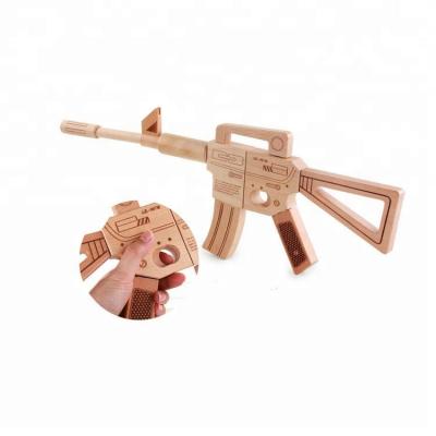 China Toy Children Kids Wooden Gun Electronic Toys for sale