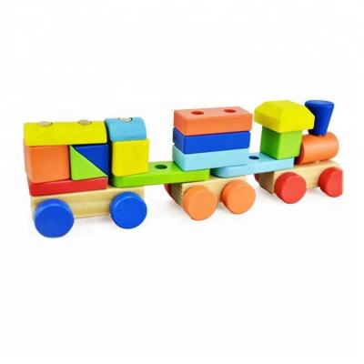 China Eco - Friendly Kids Wooden Train Set , Wooden Train Track for sale