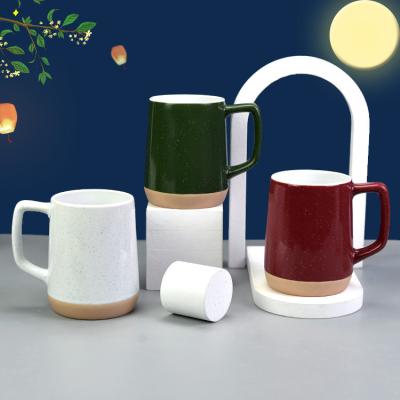 China New Design 400ml Porcelain Mug Viable Ceramic Coffee Mug Wholesale Cheap Ceramic Mugs for sale