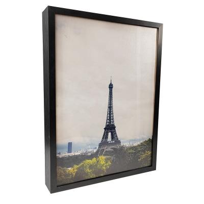 China Luxury Contemporary Wooden Aluminum Framed Wall Art Islamic Metal Canvas Picture Frame Wall Art For Home Office Hotel Decoration for sale