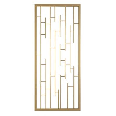 China Art Deco Decorative Cooper Screen Dividers Aluminum Room Divider Outdoor Room Divider Screen and Divider for Hotel Bar for sale