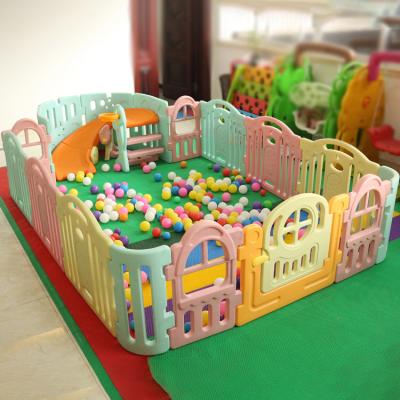 China Wholesale Cheap Colorful Garden Outdoor Kids Plastic Playground Fence for sale