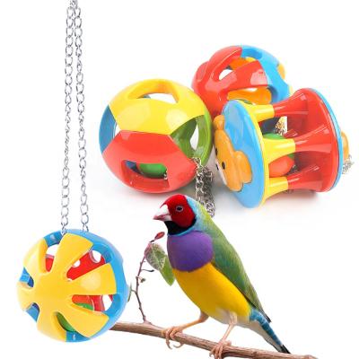 China Direct Selling Sustainable Parrot Factory Hanging Standing Balancing Chew Balances Bird Toys for sale