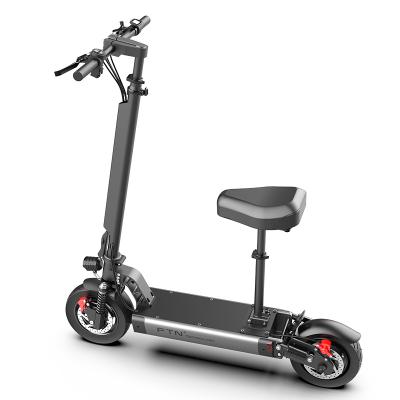 China Unisex Fast Electric Scooter Adult With Seat Folding 45km Long Range Mountain Tire E Scooter for sale