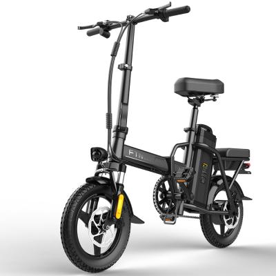 China 2020 standard new model smart folding city ebike 14 inch mini electric foldable bike for sale