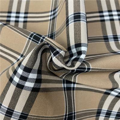 China China Abrasion-Resistant Factory Provided 60s 100% Viscous Rayon Crepe Linen Fabric Good Quality Striped Faux Rayon Fabric For Dress for sale