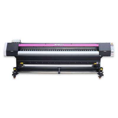 China Factory Cheap Price 3.2m Color Inkjet Printer Printing With Ce Vinyl Cutter Ploter Eco Digital Solvent Printer for sale