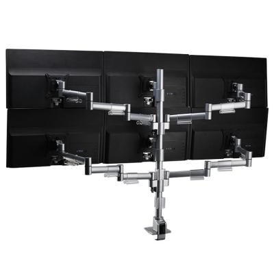 China Modern Designs Hot Sale OEM/ODM Aluminum Monitor M601 Multiple Arm To Support Display for sale