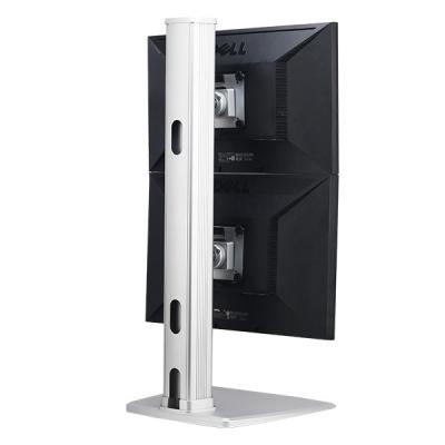 China Desktop Table Hot Selling Aluminum Alloy Dual Free Standing Computer Monitor Mount With Free Standing For Desk CL201 for sale