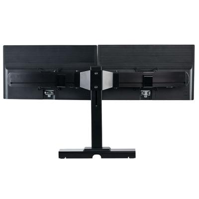 China Modern Popular Height LCD Monitor Dual Adjustable Free Standing Arm BL204 for sale