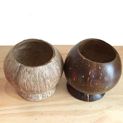 China Real Nature Sustainable Handmade Coconut Mugs For Hawaiian Party for sale